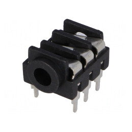 Soclu Jack 3,5mm Stereo Mamă THT | Electronic-mag.ro | Componente Electronice