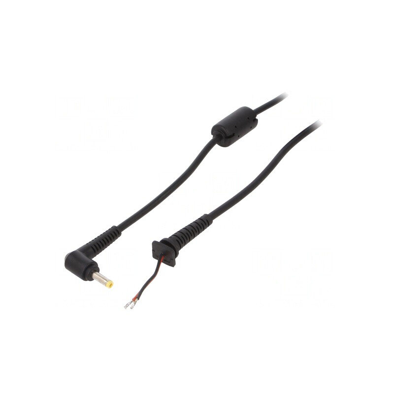 Cablu Alimentare DC 4,0/1,7 Negru 1,2m | Electronic-mag.ro | Componente Electronice