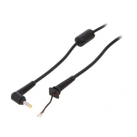 Cablu Alimentare DC 4,0/1,7 Negru 1,2m | Electronic-mag.ro | Componente Electronice