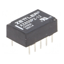 Releu Electromagnetic DPDT 12VDC PCB | Electronic-mag.ro | Componente Electronice