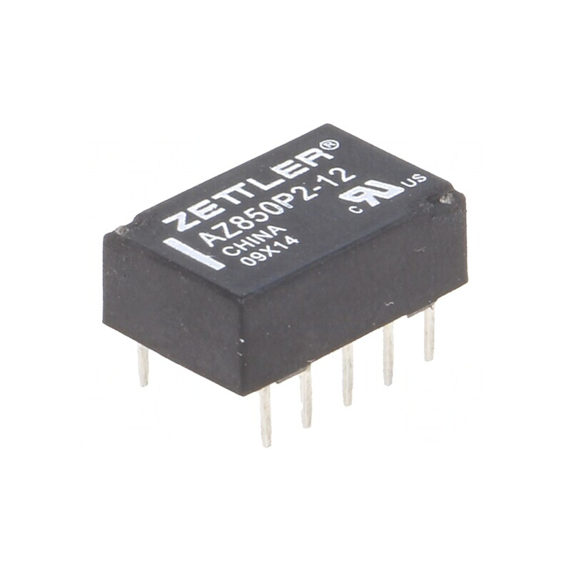 Releu Electromagnetic DPDT 12VDC PCB | Electronic-mag.ro | Componente Electronice