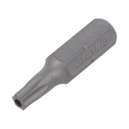 Capăt șurubelniță Torx T20H 25mm | Electronic-mag.ro | Componente Electronice