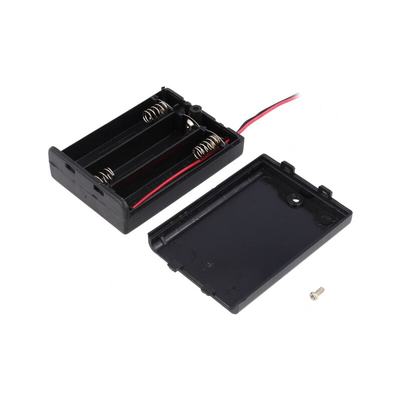 Suport Baterii AA R6 pe Panou cu Cabluri 150mm | Electronic-mag.ro | Componente Electronice Suport Baterii AA R6 pe Panou cu Cabluri 150mm | Electronic-mag.ro | Componente Electronice