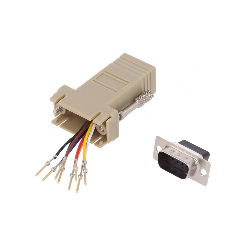 Adaptor D-Sub 9pin la RJ45 | Electronic-mag.ro | Componente Electronice Adaptor D-Sub 9pin la RJ45 | Electronic-mag.ro | Componente Electronice