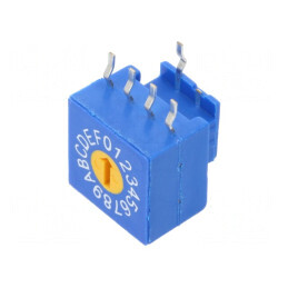 Întrerupător codificare HEX/BCD 16 poziții THT | Electronic-mag.ro | Componente Electronice