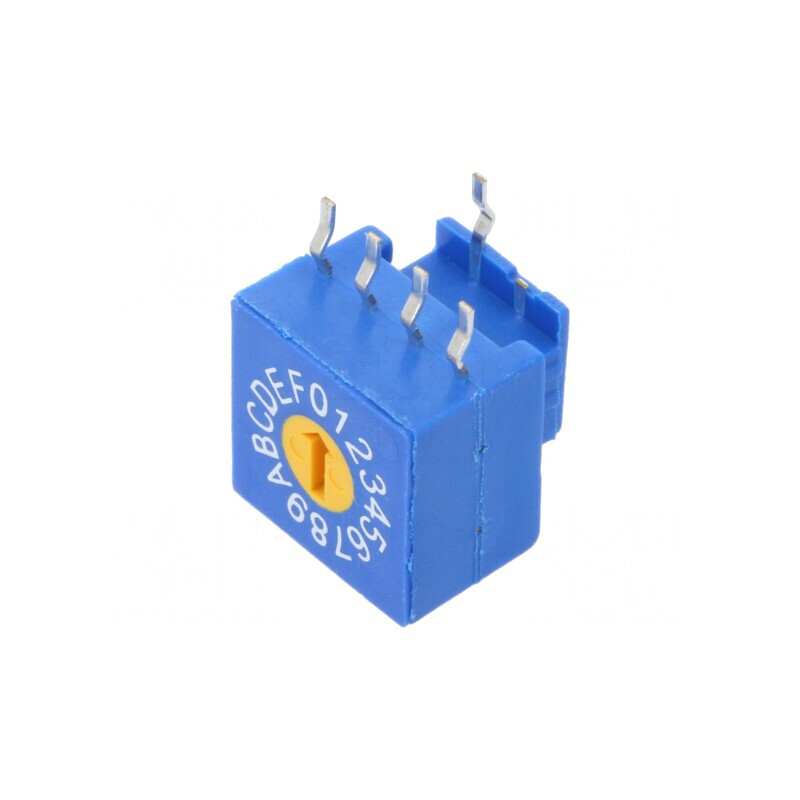 Întrerupător codificare HEX/BCD 16 poziții THT | Electronic-mag.ro | Componente Electronice