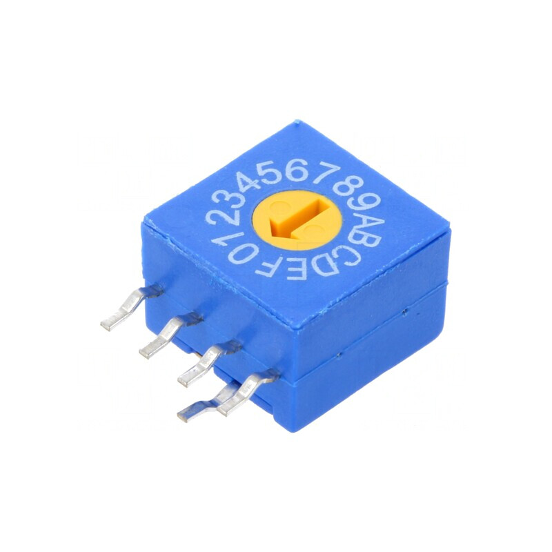 Întrerupător Codificare HEX/BCD 16 Poz THT | Electronic-mag.ro | Componente Electronice Întrerupător Codificare HEX/BCD 16 Poz THT | Electronic-mag.ro | Componente Electronice