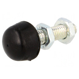 Şurub de presiune M6 cu bază de 12mm din neopren | Electronic-mag.ro | Componente Electronice