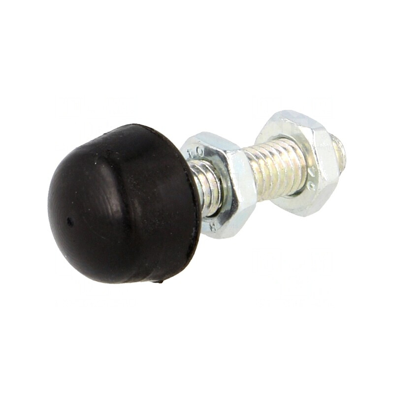 Şurub de presiune M6 cu bază de 12mm din neopren | Electronic-mag.ro | Componente Electronice