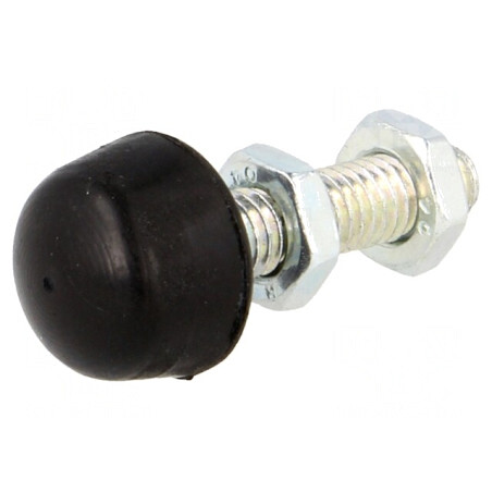 Şurub de presiune M6 cu bază de 12mm din neopren | Electronic-mag.ro | Componente Electronice