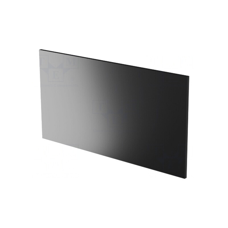 Panou Posterior Negru PVC UL94V-0 | Electronic-mag.ro | Componente Electronice