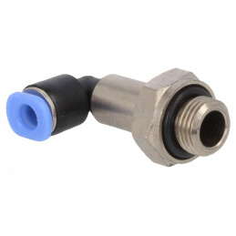 Racord Push-in Unghi Alamă Nichelată 10bar | Electronic-mag.ro | Componente Electronice