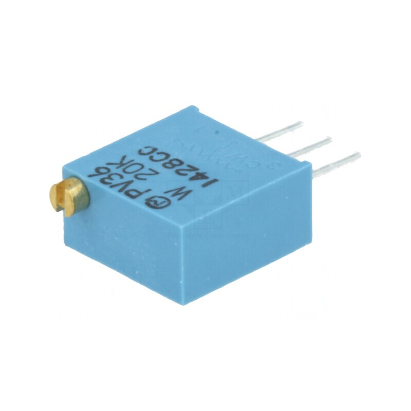 Potenţiometru Vertical 20kΩ 500mW THT ±10% | Electronic-mag.ro | Componente Electronice