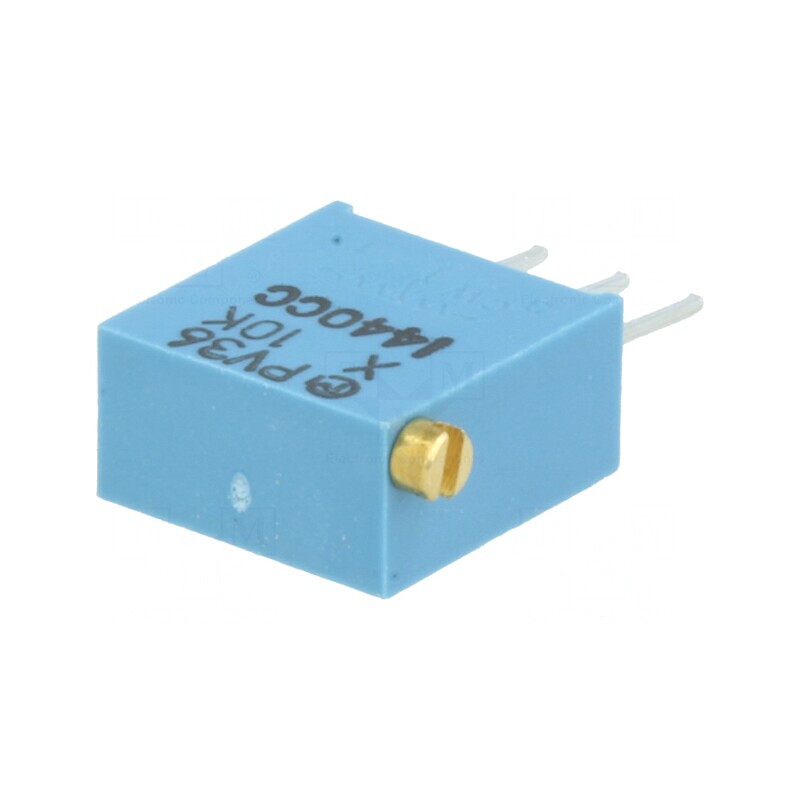 Potentiometru vertical 10kΩ 500mW THT ±10% 3296 | Electronic-mag.ro | Componente Electronice