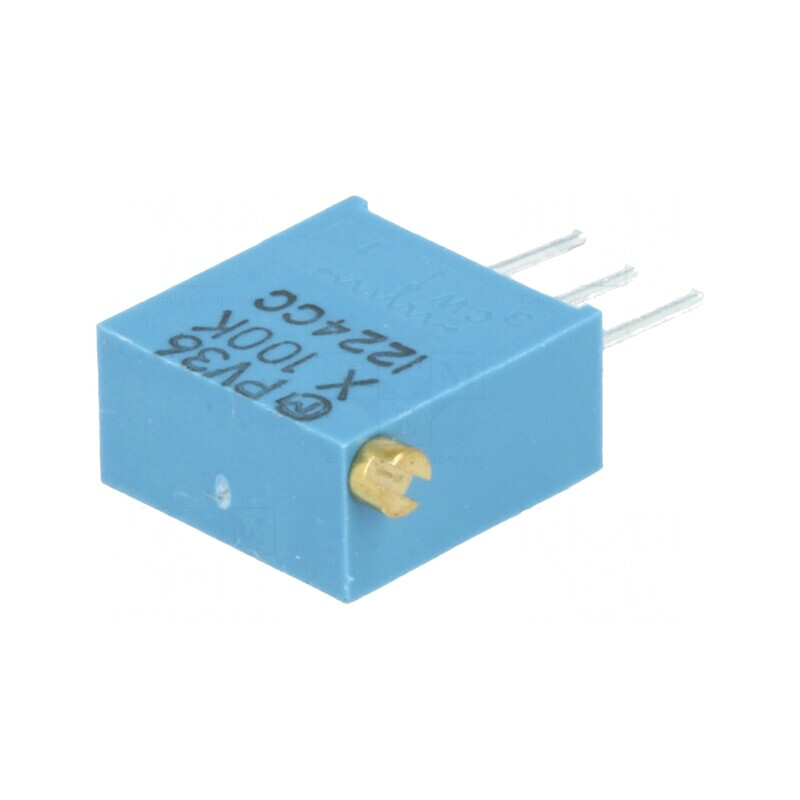 Potențiometru Vertical 100kΩ 500mW THT ±10% | Electronic-mag.ro | Componente Electronice