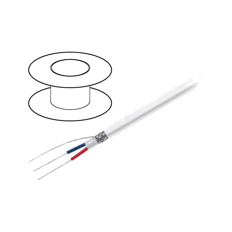 Cablu DMX alb 100m 110Ω | Electronic-mag.ro | Componente Electronice