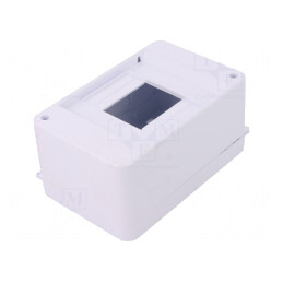 Carcasă Albă pentru Aparatură Modulară IP30 4 Module ABS | Electronic-mag.ro | Componente Electronice