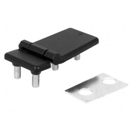Balama Neagră din Aluminiu și Zinc 63mm | Electronic-mag.ro | Componente Electronice