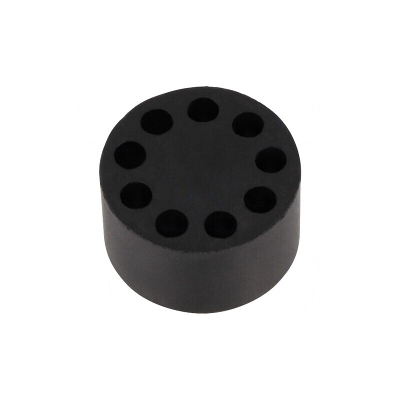 Insert Presetupă 4mm M32 IP68 Cauciuc NBR 9 Orificii | Electronic-mag.ro | Componente Electronice