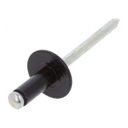 Diblu Universal 12mm Negru 10buc | Electronic-mag.ro | Componente Electronice