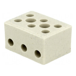 Regletă de conexiuni terminal cu șurub 3 piste 4mm2 450V | Electronic-mag.ro | Componente Electronice