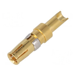 Pin Mamă Cupru Aurit 20A pentru Lipire pe Cablu 14AWG-12AWG | Electronic-mag.ro | Componente Electronice
