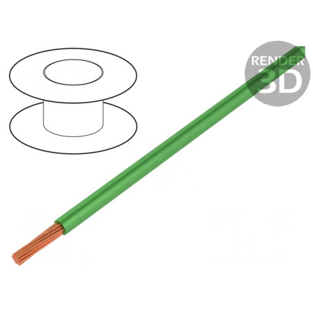 Cablu FlexiVolt 1mm2 PVC Verde 1,5kV | Electronic-mag.ro | Componente Electronice