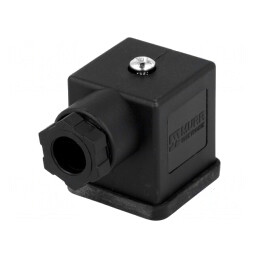 Conector Valvă Mufă 18mm 3-PIN 90° | Electronic-mag.ro | Componente Electronice