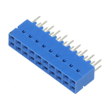 Soclu PCB Mamă 20 PIN 2,54mm THT Dubox Aurit Drept | Electronic-mag.ro | Componente Electronice