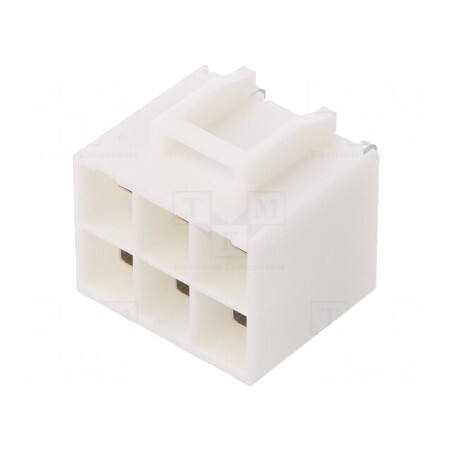 Soclu cablu-placă 6 pini cositorit pentru PCB | Electronic-mag.ro | Componente Electronice