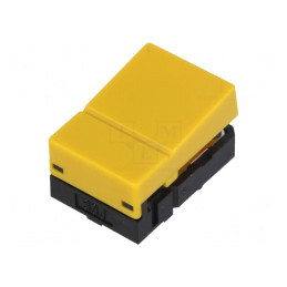 Comutator Tastatură Galbenă SPST-NO 24VDC | Electronic-mag.ro | Componente Electronice