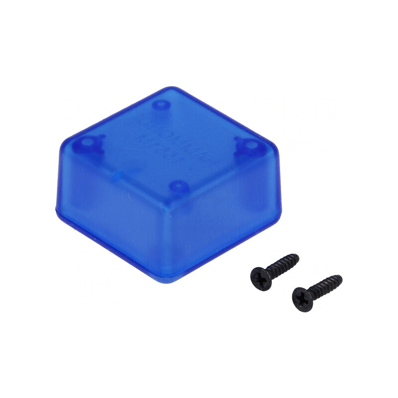 Carcasă universală ABS albastră 35x35x20mm | Electronic-mag.ro | Componente Electronice