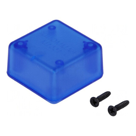Carcasă universală ABS albastră 35x35x20mm | Electronic-mag.ro | Componente Electronice