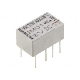 Releu Electromagnetic DPDT 3VDC 2A THT | Electronic-mag.ro | Componente Electronice