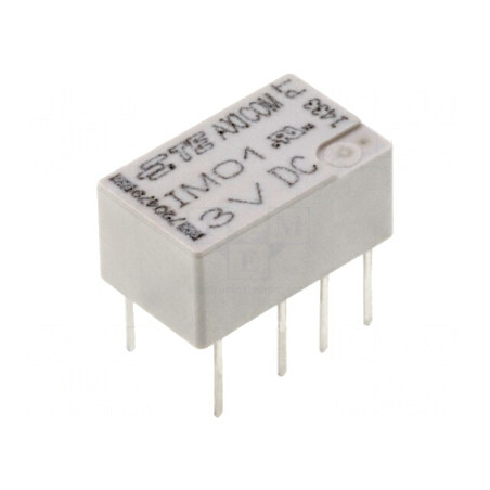 Releu Electromagnetic DPDT 3VDC 2A THT | Electronic-mag.ro | Componente Electronice