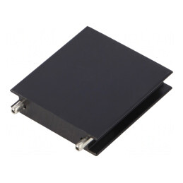 Radiator Extrudat Plat Negru pentru TO218/TO220/TO247/TOP3 | Electronic-mag.ro | Componente Electronice