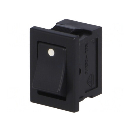 Rocker Switch SPST ON-OFF 3A 250V Black | Electronic-mag.ro | Componente Electronice