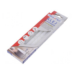 Adeziv Termofuzibil Alb Ø11mm x 200mm | Electronic-mag.ro | Componente Electronice