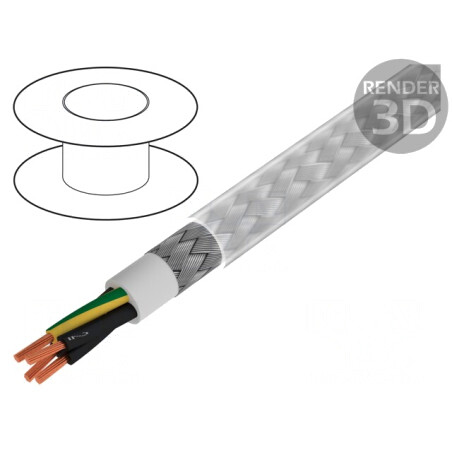 Cablu Ecranat BiT 500 CY 4G0,75mm2 Cupru Cositorit | Electronic-mag.ro | Componente Electronice