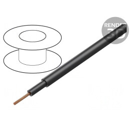 Cablu Electric Negru 1x2.5mm2 450V/750V | Electronic-mag.ro | Componente Electronice