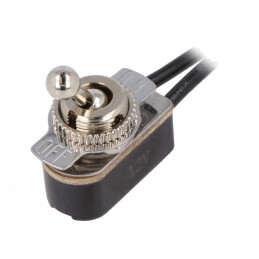 Comutator Basculant ON-OFF 3A 250V Ø12,2mm | Electronic-mag.ro | Componente Electronice