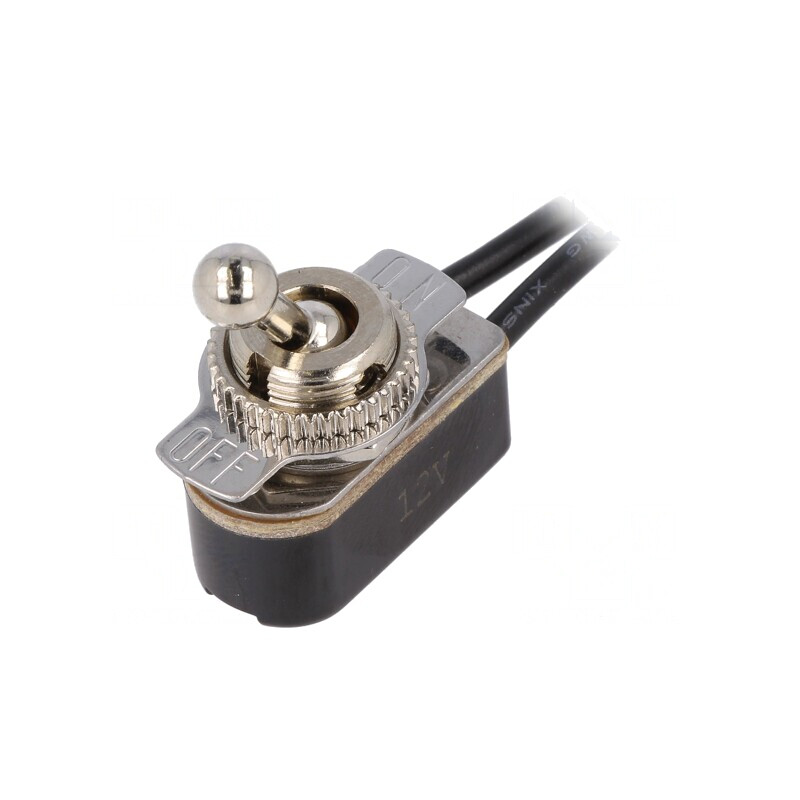 Comutator Basculant ON-OFF 3A 250V Ø12,2mm | Electronic-mag.ro | Componente Electronice
