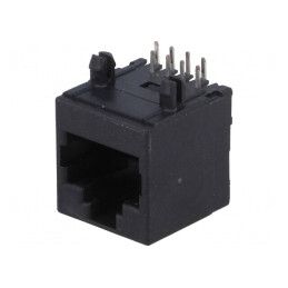 Soclu RJ45 Cat 5 8p8c THT în unghi | Electronic-mag.ro | Componente Electronice