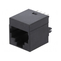 Soclu RJ45 Cat 5 8p8c THT Drept | Electronic-mag.ro | Componente Electronice