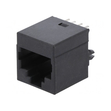 Soclu RJ45 Cat 5 8p8c THT Drept | Electronic-mag.ro | Componente Electronice