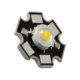 LED Putere Alb Cald 3W 750mA 120° SMD