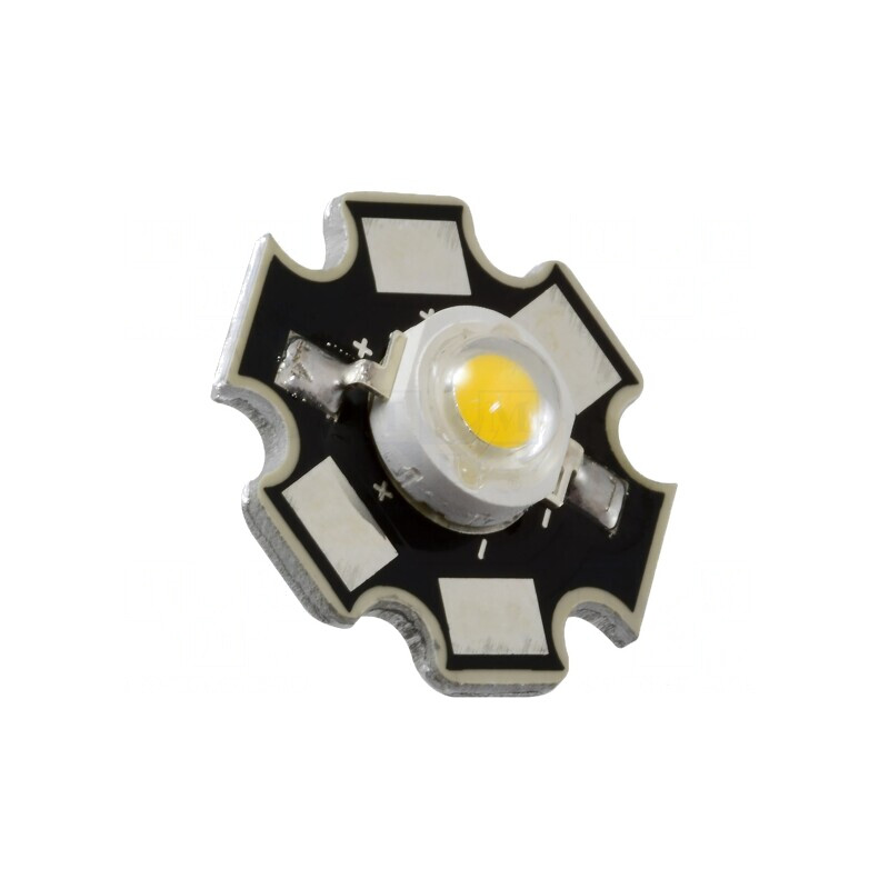 LED Putere Alb Cald 3W 750mA 120° SMD | Electronic-mag.ro | Componente Electronice