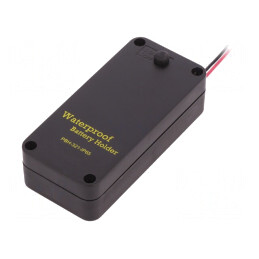 Suport Baterii AA cu Comutator IP65 Negru 150mm | Electronic-mag.ro | Componente Electronice
