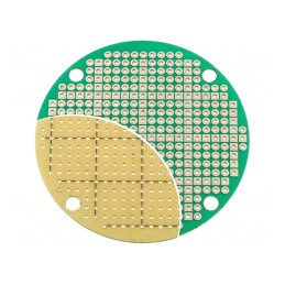 Placă Prototip Universală 60mm Rotundă | Electronic-mag.ro | Componente Electronice