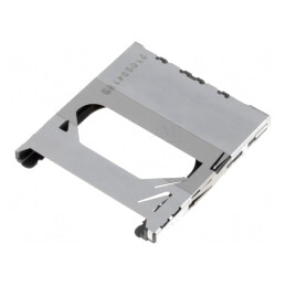 Conector MMC/SD Push-Push SMT 9 PIN | Electronic-mag.ro | Componente Electronice